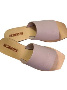 Sol Sana Pale Blush Slide Sandals